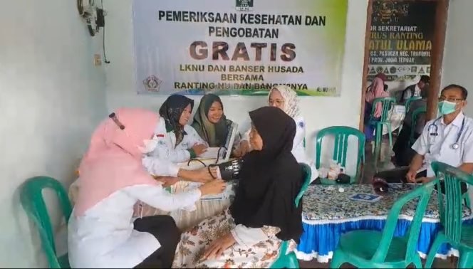 
					Lembaga Kesehatan NU Pati Gelar Tes Kesehatan Gratis untuk Warga Umum