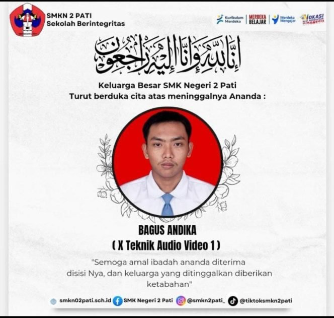 
					Siswa Korban Pengeroyokan dinyatakan Meninggal Dunia