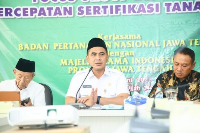 
					Jateng Sudah Sertifikasi 69 Ribu Bidang Tanah Wakaf, BPN Target Rampung Tahun Ini