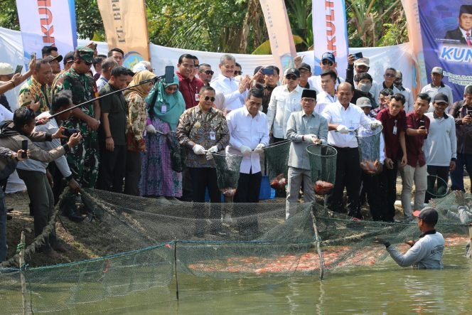 
					Menteri Desa dan Dirjen KKP Tinjau Budidaya Nila Salin di Pati, Dorong Ekspor dan Ketahanan Pangan Nasional