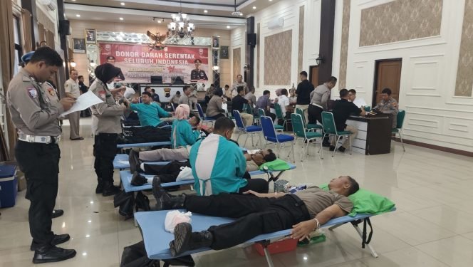 
					Polresta Pati Gelar Donor Darah untuk Peringati Hari Jadi ke-74 Humas Polri