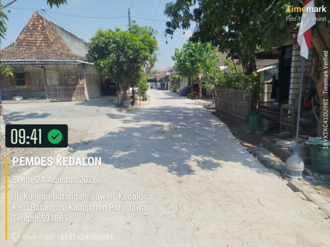 
					Jalan Rabat Beton di Kedalon Rampung, Akses Pertanian dan Makam Kini Lebih Nyaman