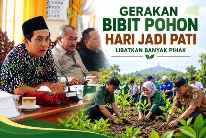 
					Gerakan Bibit Pohon Hari Jadi Pati ke-703 Didorong Libatkan Banyak Pihak