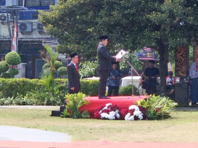 
					Bacakan Pembukaan UUD 1945, Ali Badrudin Dorong Gotong Royong Bangun Pati