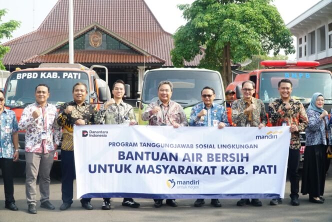 
					Plt Bupati Pati Minta Bank Mandiri Perluas Bantuan Kebencanaan, 70 Tangki Air Bersih Disalurkan