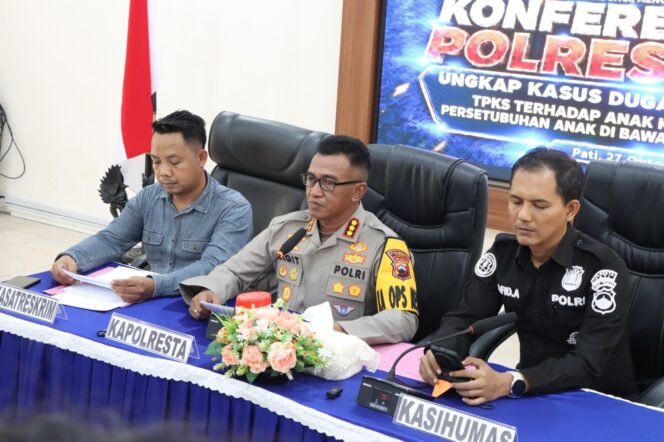 
					Polresta Pati Ungkap Dugaan Kekerasan Seksual Anak di Pucakwangi, Ayah Tiri dan Kakak Tiri Jadi Tersangka
