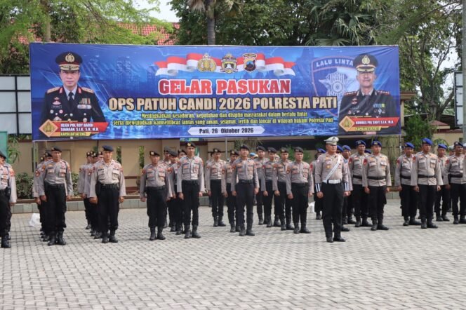 
					Polresta Pati Mulai Operasi Patuh Candi 2026, Sasar Peningkatan Disiplin Pengendara